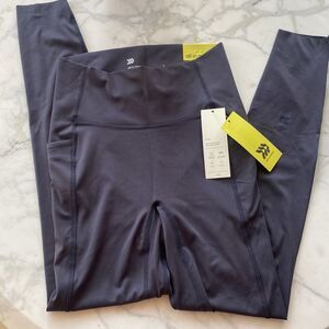 All in motion Leggings Flex High Rise Legging Size S Long 7/8 slate‎ gray